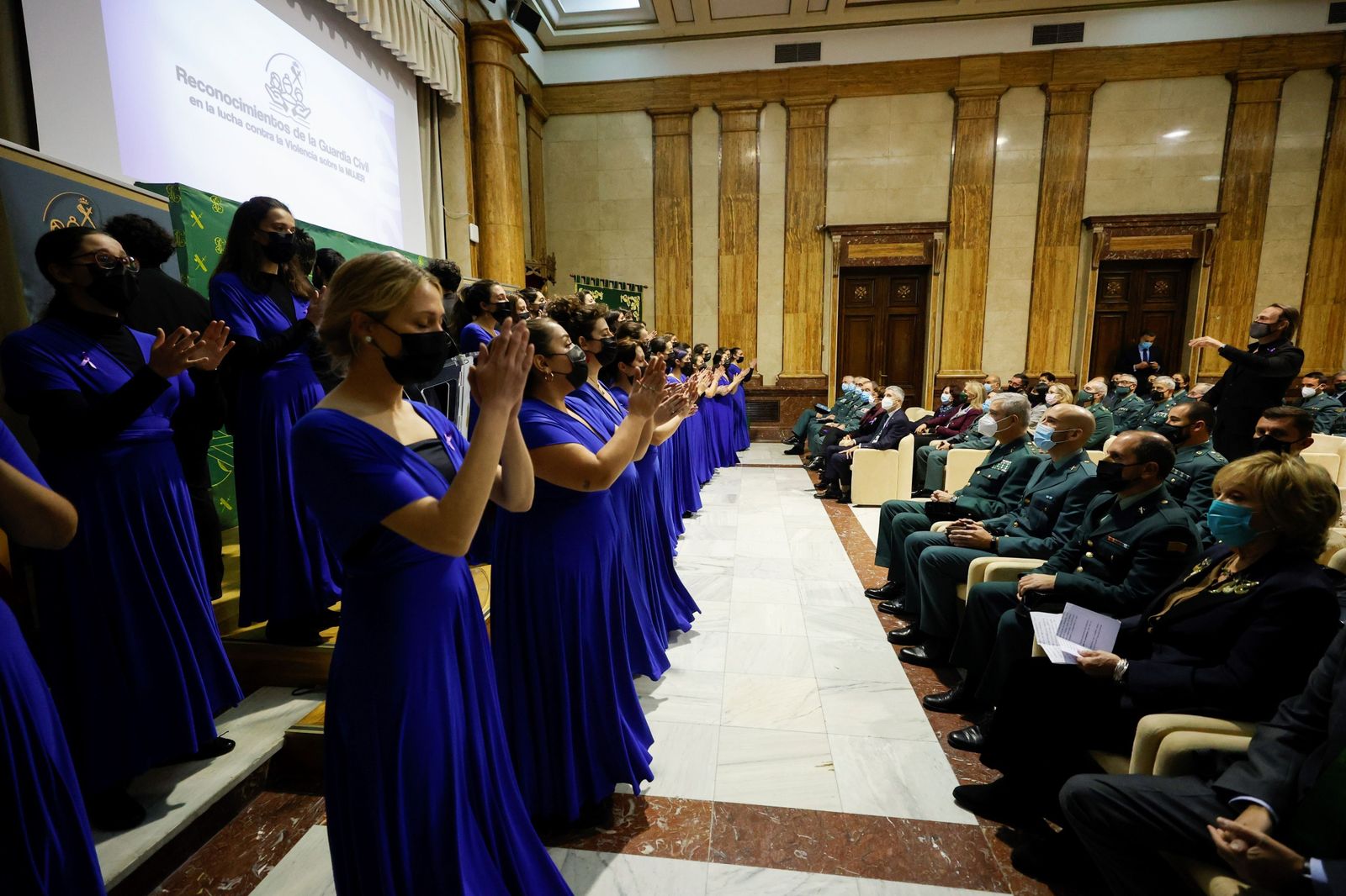 Entrega de reconocimientos en Madrid.