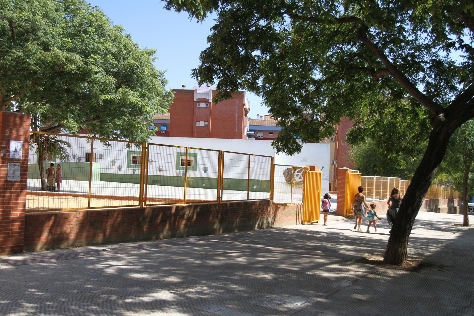 Aulas de Infantil del García Lorca, las más afectadas por el calor.