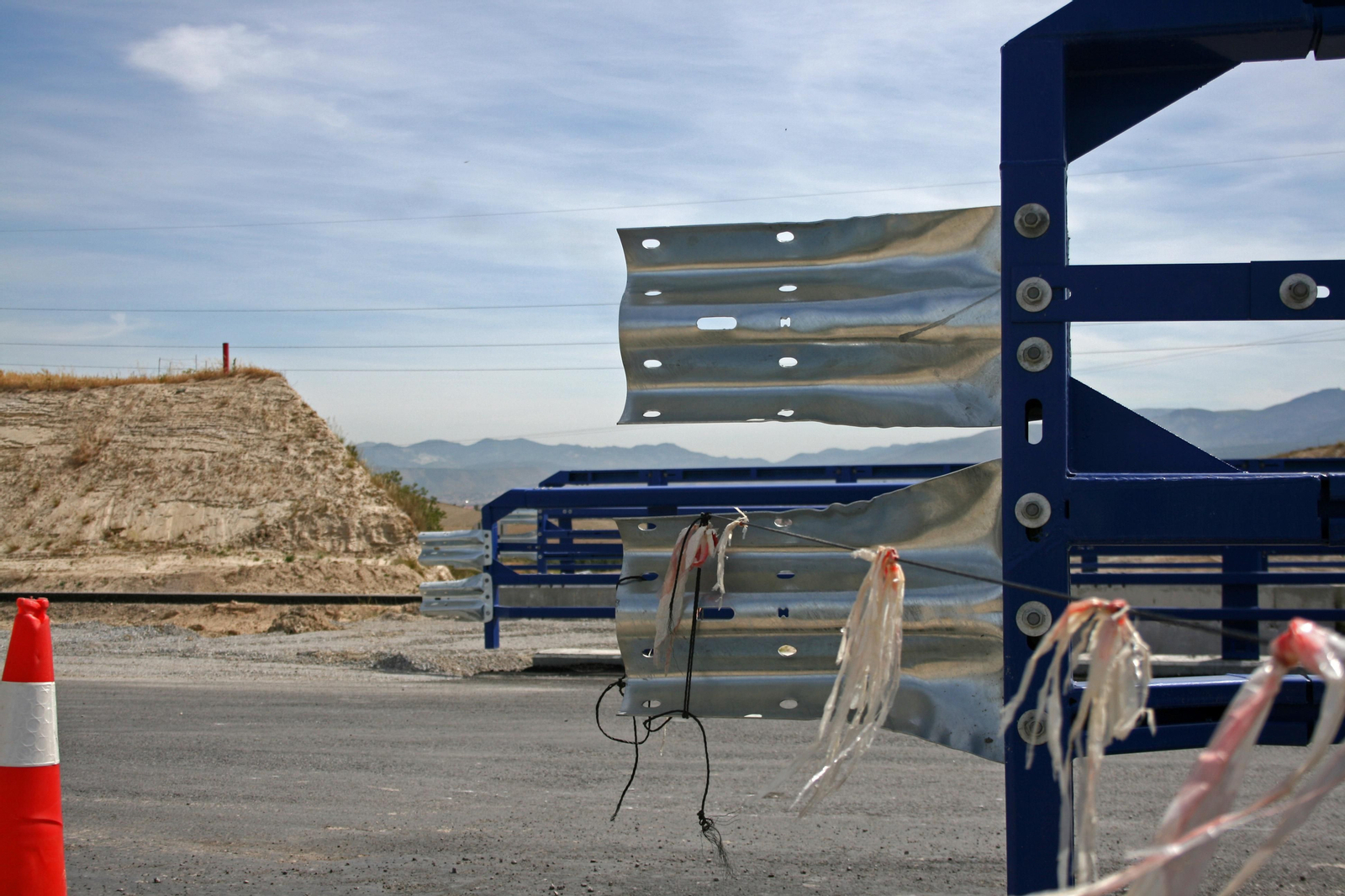 Fotos de las obras de la Segunda Circunvalación de Granada en junio de 2020