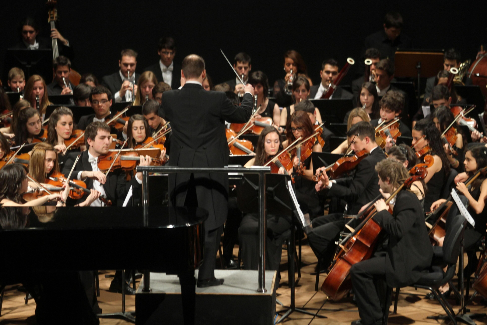 La Joven Orquesta Provincial de Málaga (Jopma), en un concierto.