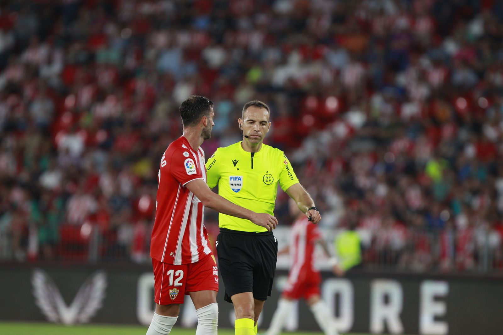 Imágenes del partido de fútbol U.D. Almería-Girona F.C.