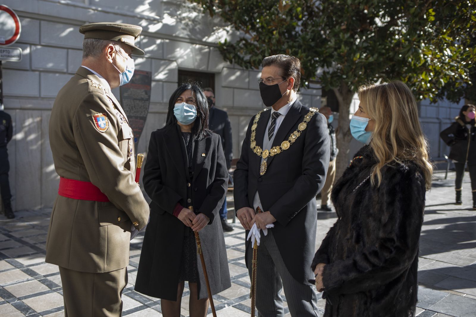 Fotos de la Toma de Granada: La tremolación más íntima del Pendón en el interior de la Capilla Real