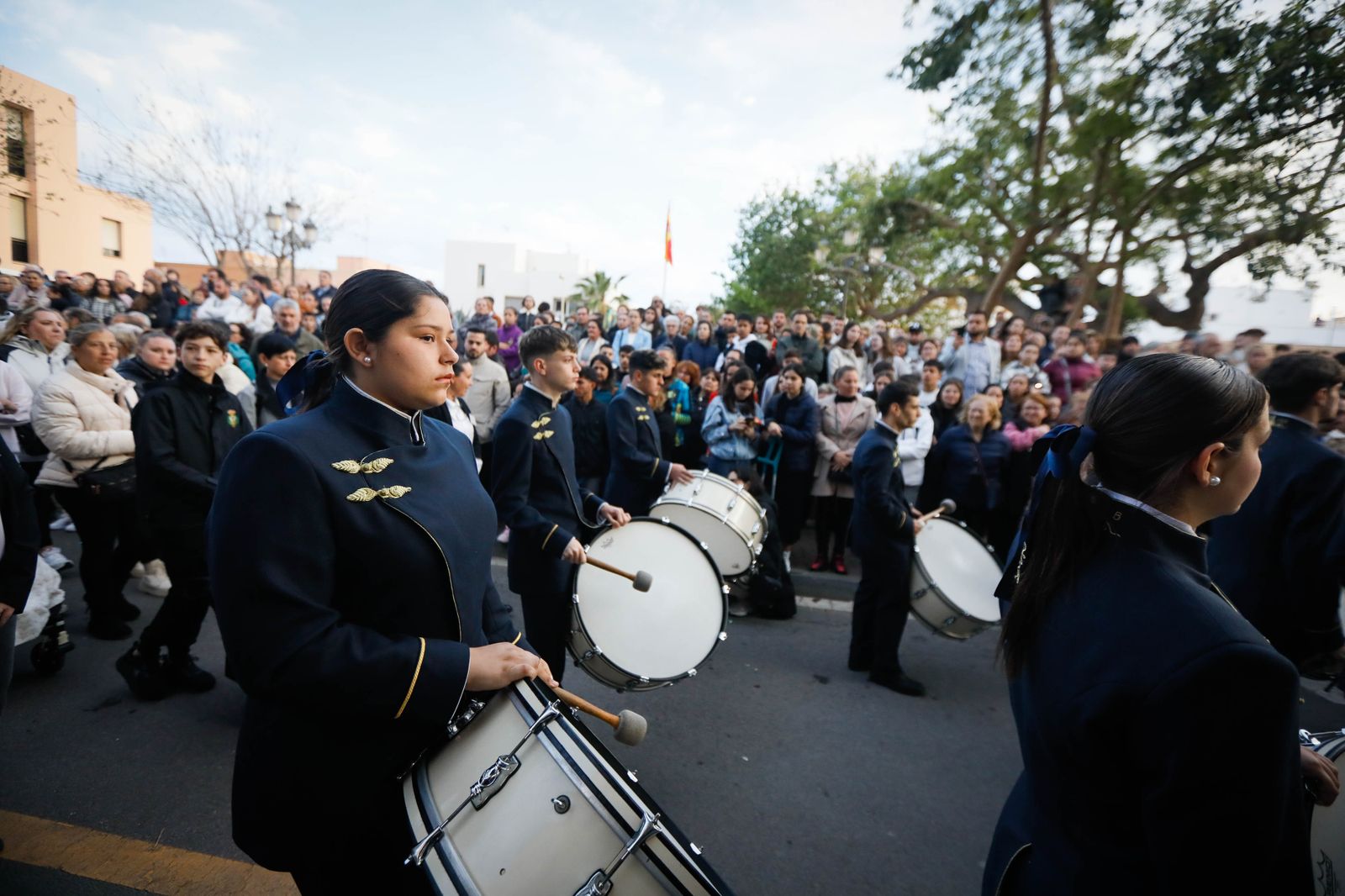 La procesión del Encuentro, en imágenes
