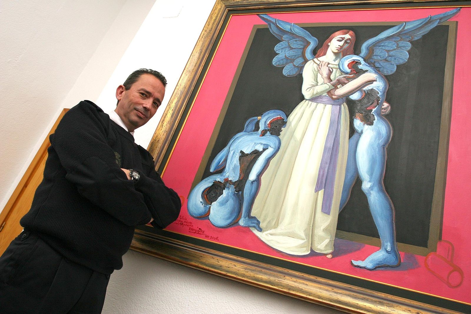 Nicolás Meca Rodríguez de Rivera, en una imagen tomada cuando era comisario jefe en Vélez-Málaga.