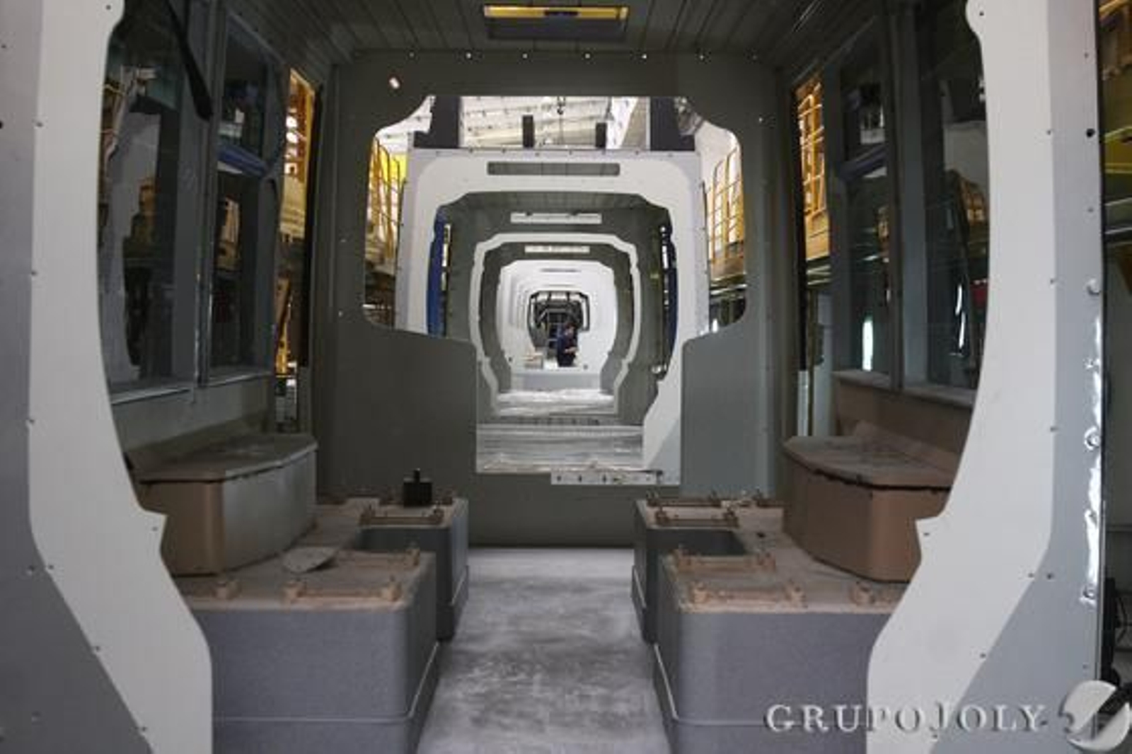 Fábrica de tranvías CAF en Linares (Jaén).

Foto: José Ángel García