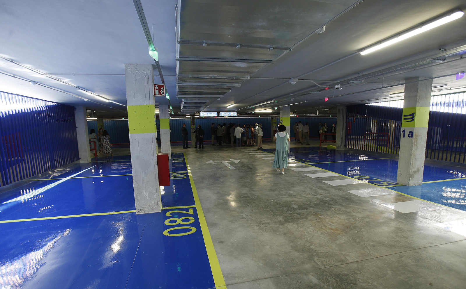 Inauguración del aparcamiento de Rafael Salgado de Bami