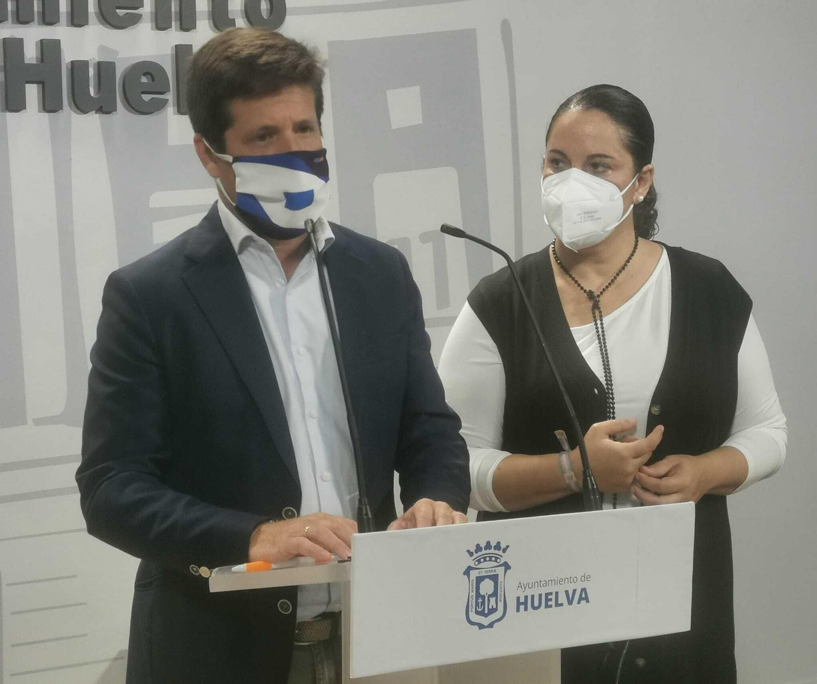 Guillermo García de Longoria y Noelia Álvarez.