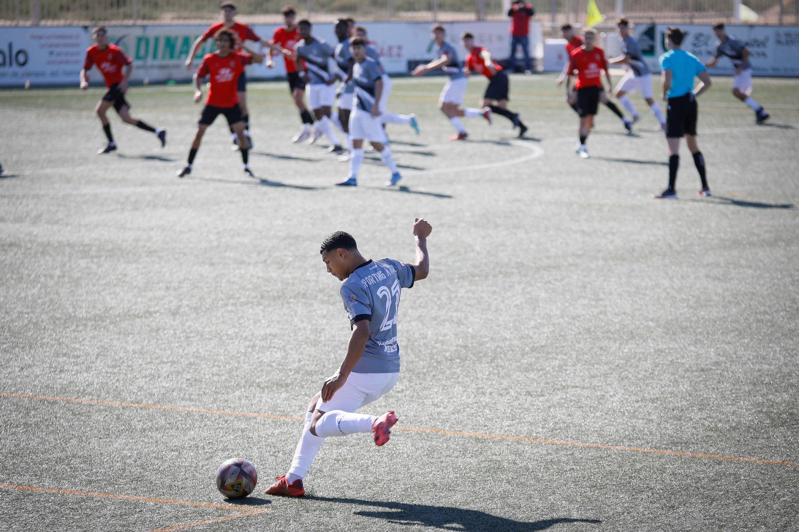 Imágenes del partido entre la Cañada y el Sporting Atlético