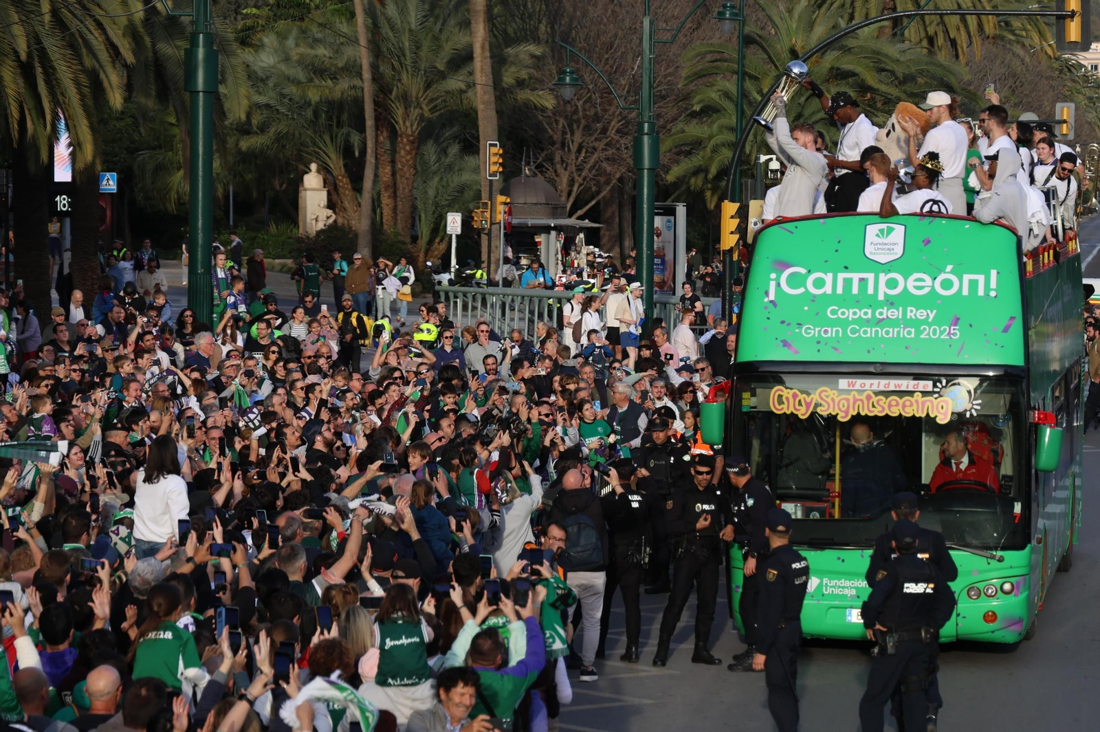 Balcerowski, con la Copa.