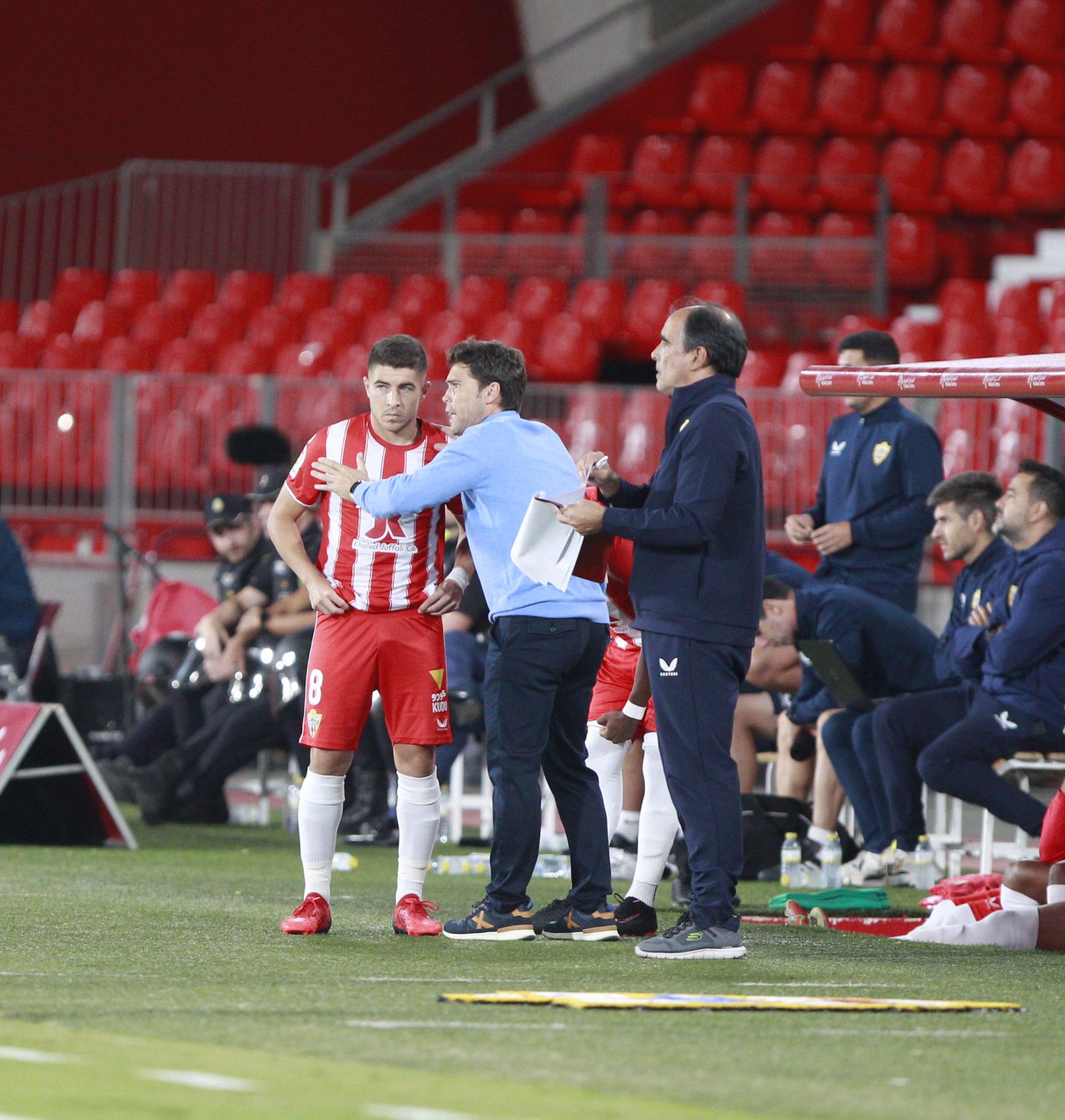 Imágenes del partido de fútbol U.D. Almería-Getafe C.F.
