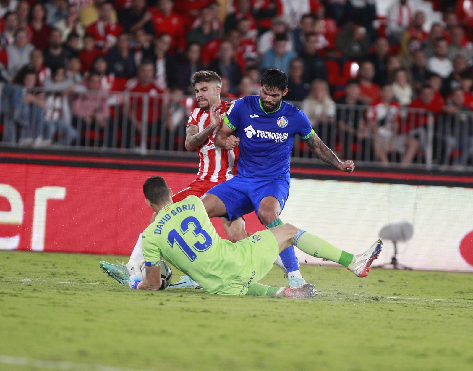 Imágenes del partido de fútbol U.D. Almería-Getafe C.F.