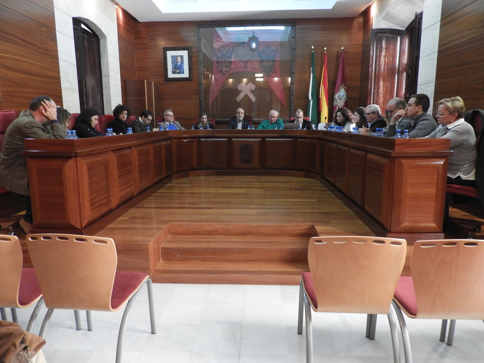 Momento de la sesión plenaria en el Ayuntamiento de Vera celebrada este pasado jueves