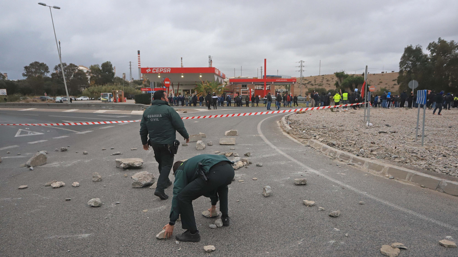 Fotos de la tercera jornada de la huelga del metal en el Campo de Gibraltar