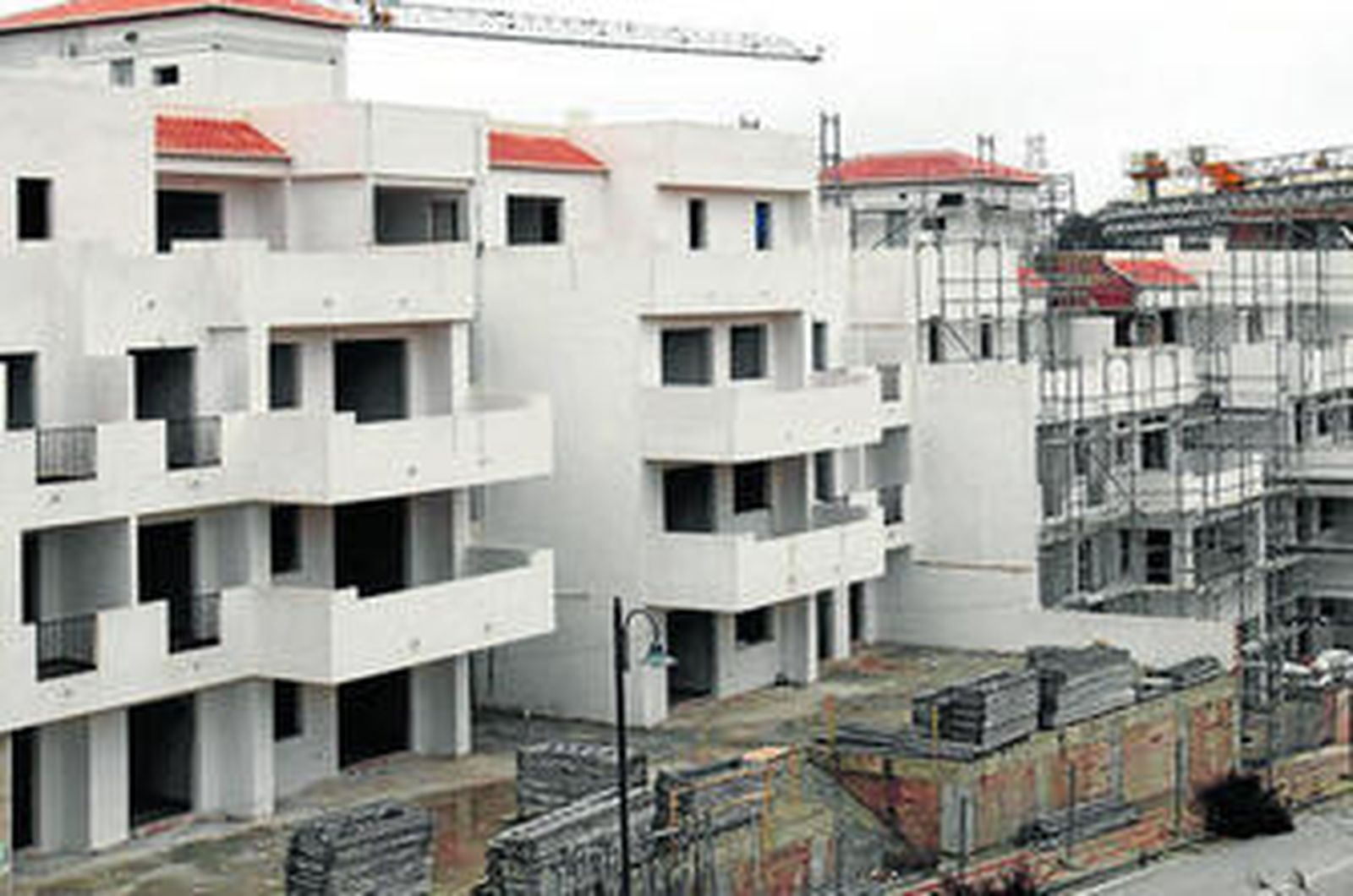 Aspecto actual de algunos de los edificios levantados en esta urbanización.