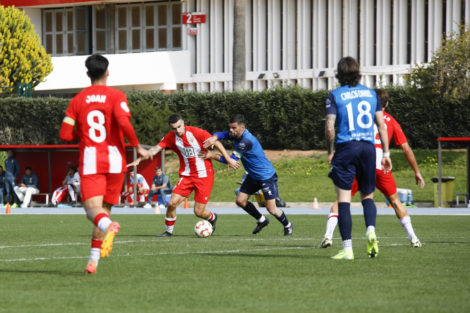 Imágenes del partido entre Almeria B contra Villanovense de segunda RFEF