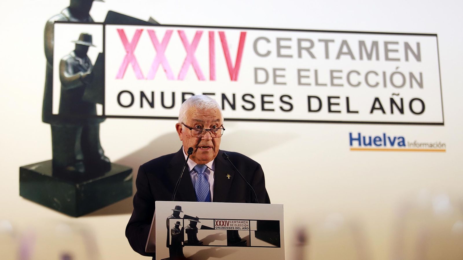 Abel Moreno cerró ayer la gala de entrega de los premios con un emotivo discurso