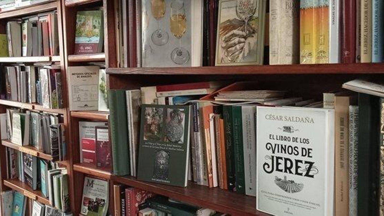 'Semana del libro del vino de Jerez' en la Librería Agrícola de Jerez.