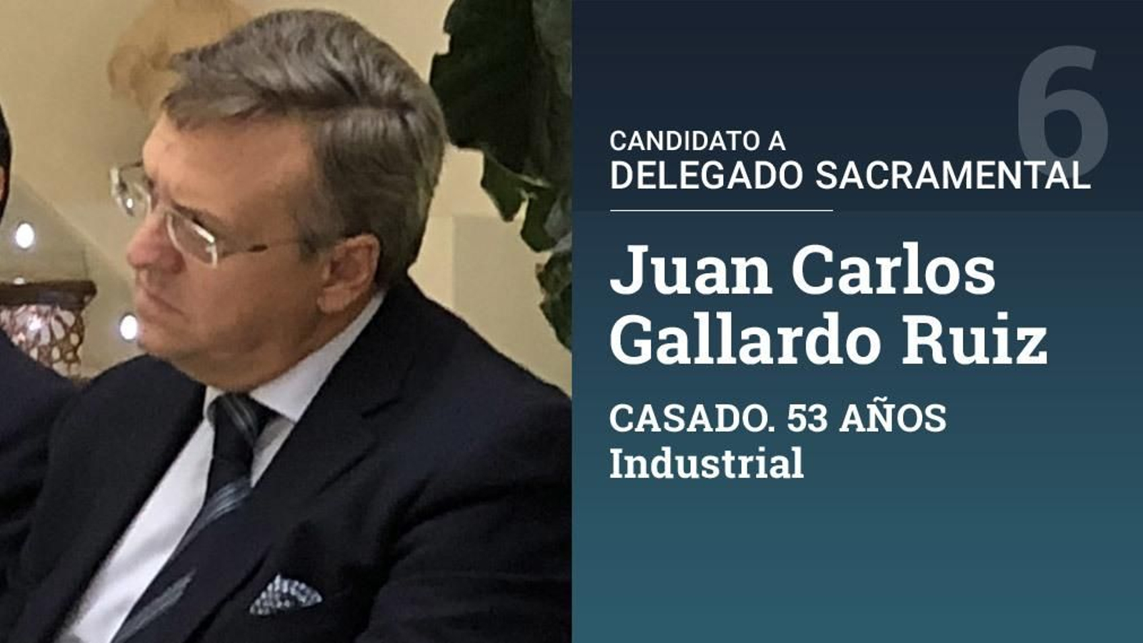 En la actualidad es teniente hermano mayor del Rocío de Sevilla. Ha desempeñado cargos de gobierno en la Hernandad de la Trinidad.