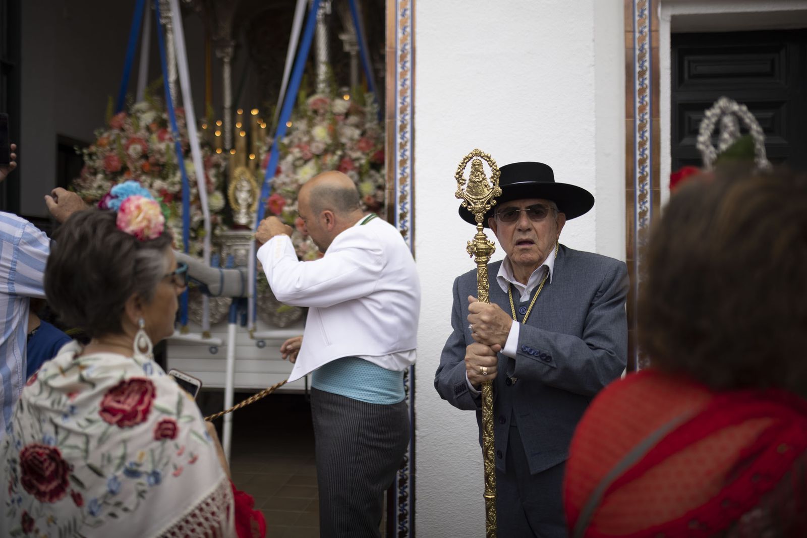 El Rocío 2023: Imágenes de ambiente en la aldea durante la presentación de las Hermandades