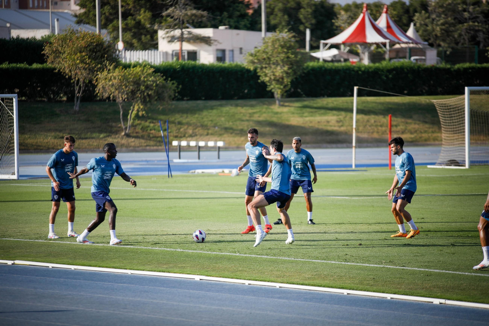 Primer entrenamiento pretemporada del Almería, en imágenes
