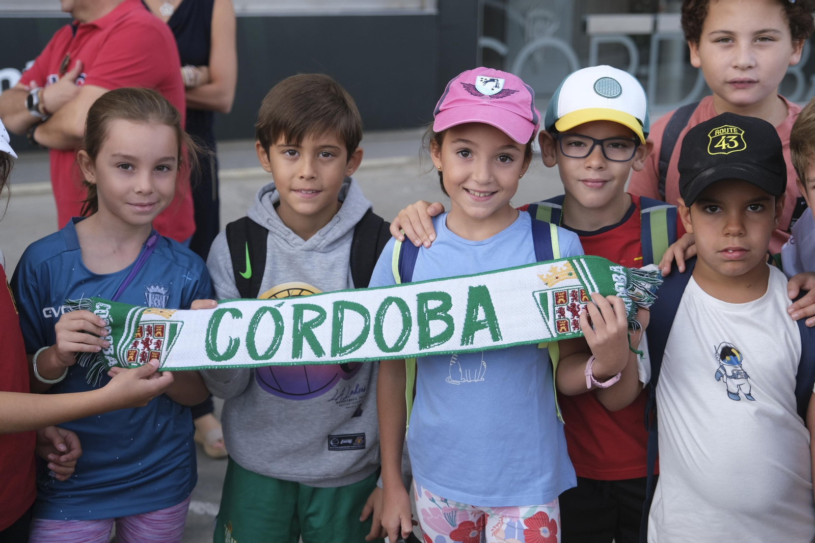 Las mejores imágenes de la primera clase del Aula Blanquiverde del Córdoba CF