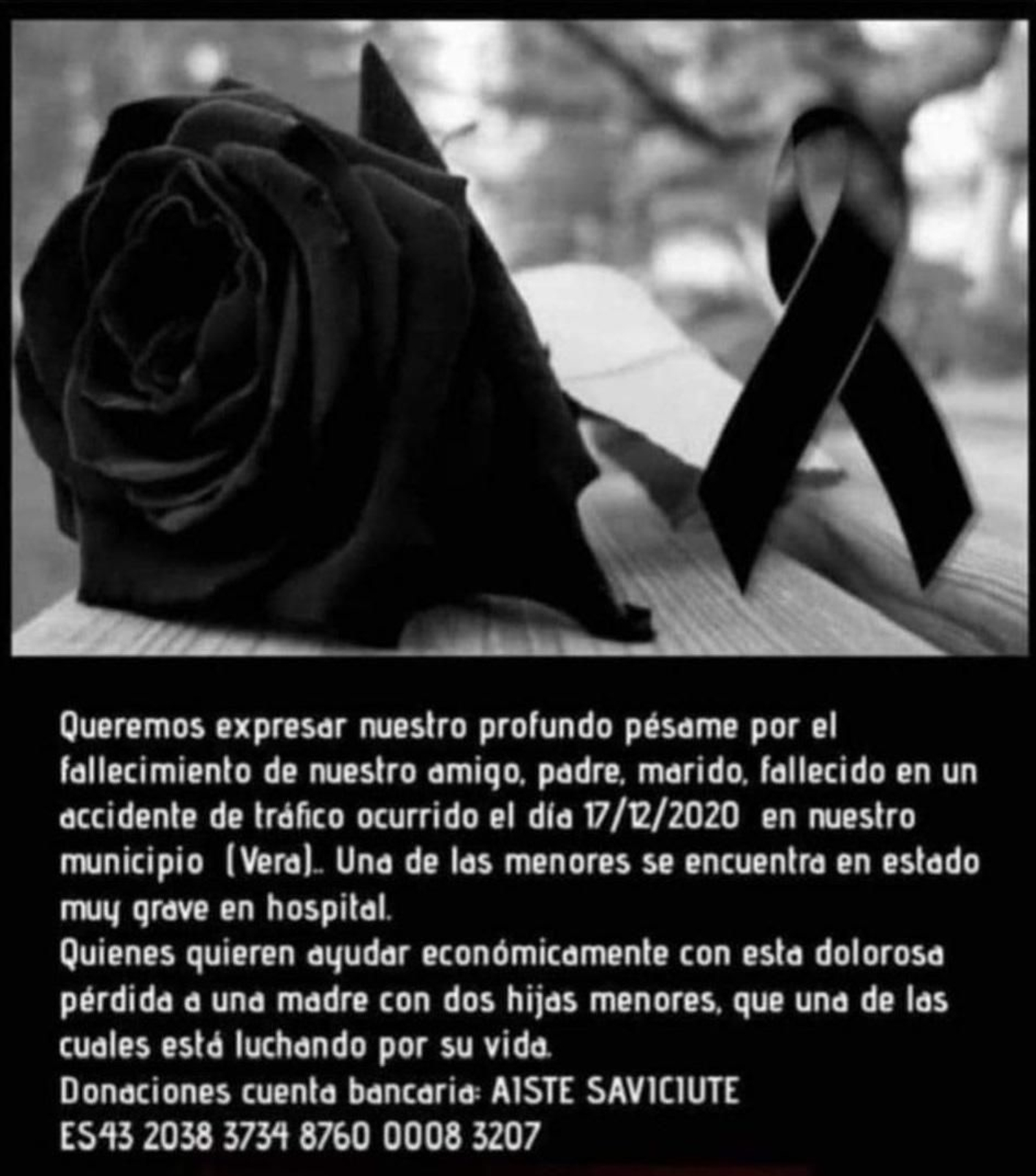 Piden ayuda económica para la familia de la menor.