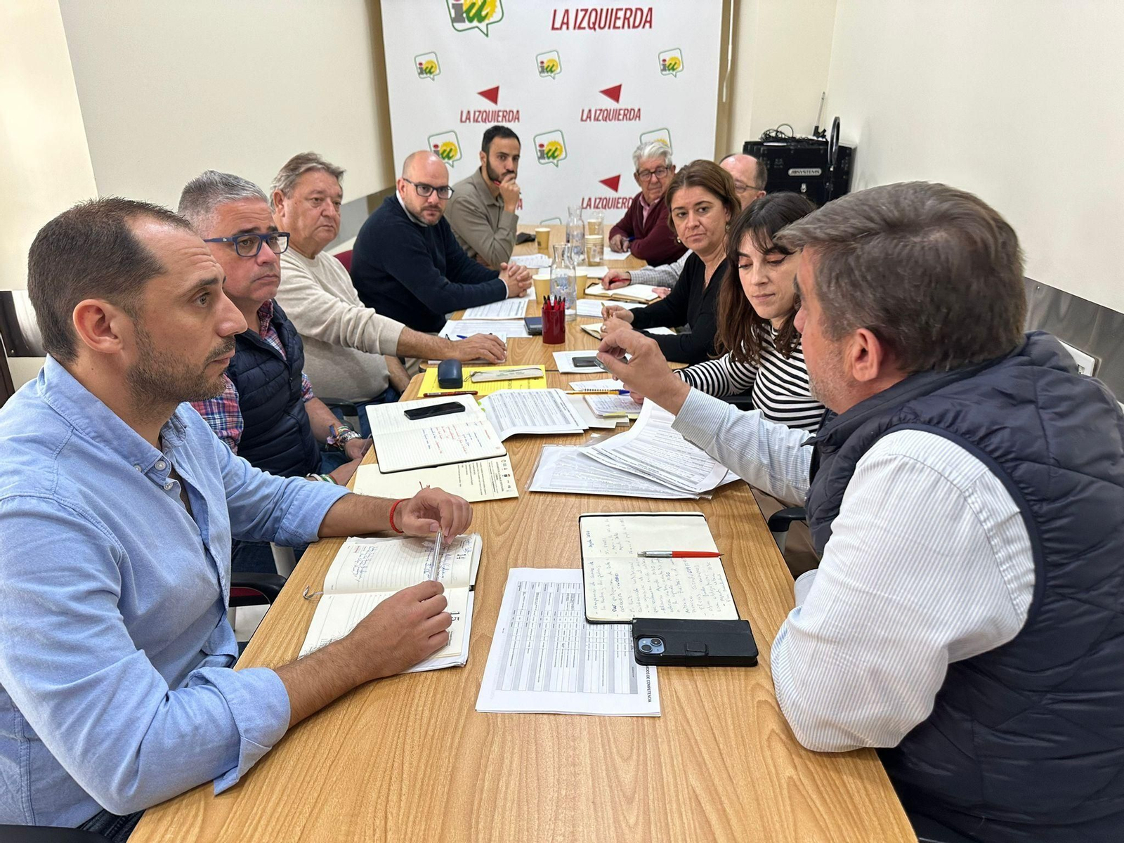 Reunión de los alcaldes de IU de los municipios de Córdoba.
