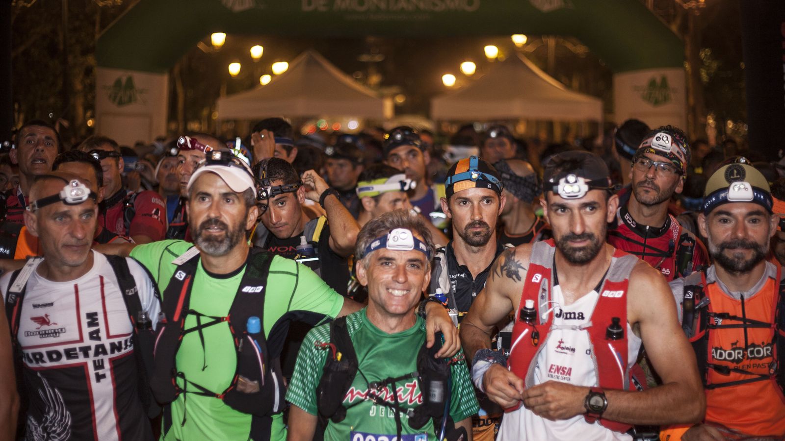 Momentos antes de la salida en la edición del pasado año