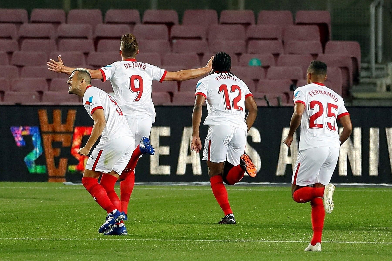 Las fotos del Barcelona-Sevilla