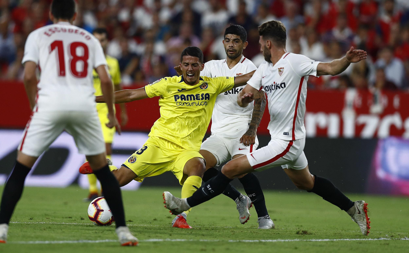 Las imágenes del Sevilla-Villarreal