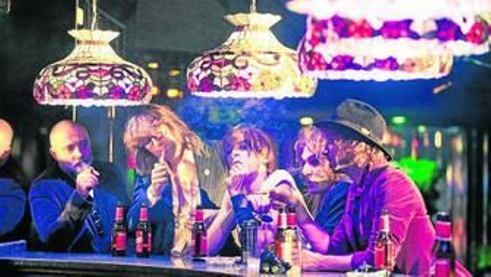 Imagen promocional del grupo sevillano-londinense de 'rock & roll' Los Labios.