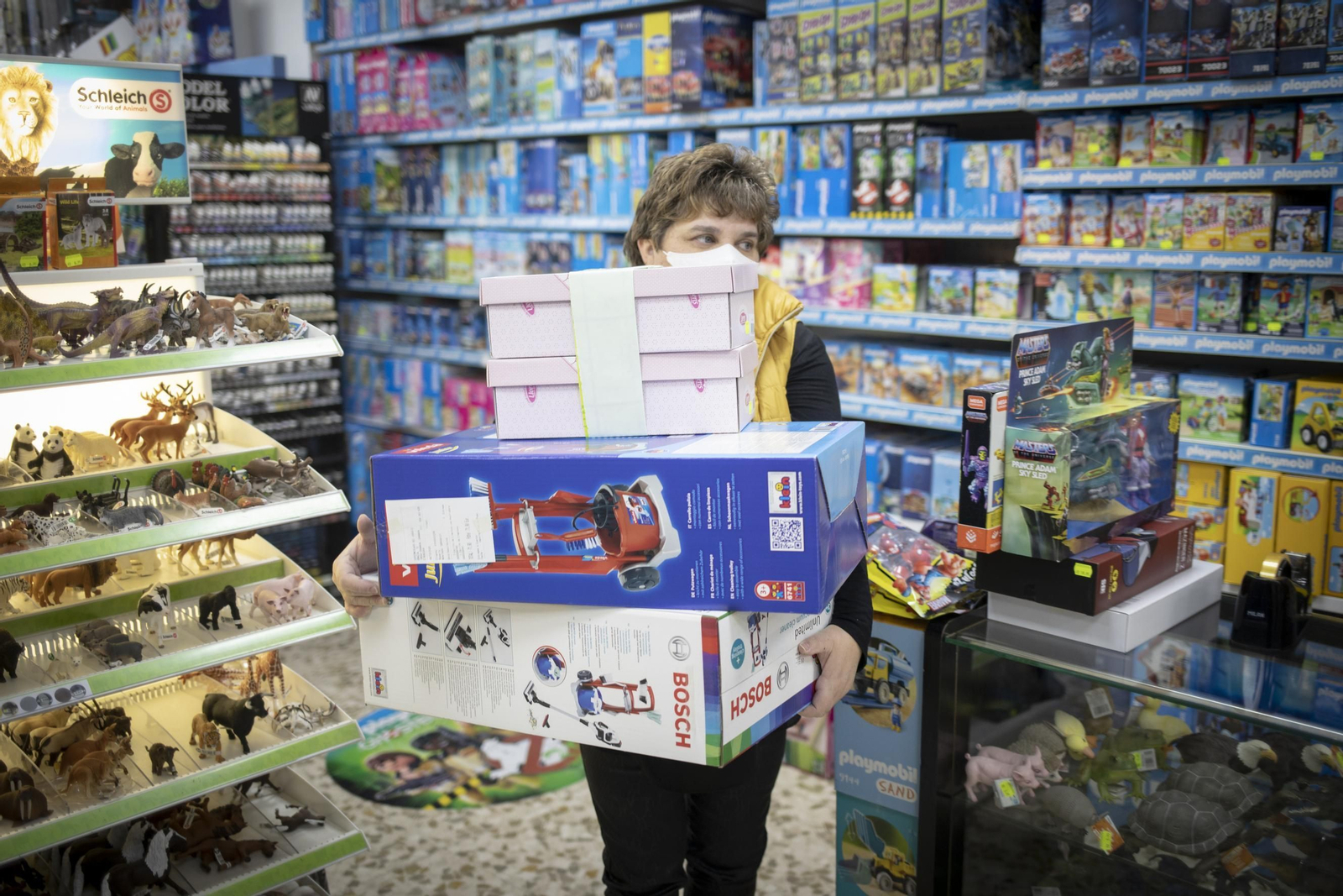 Los juguetes son uno de los productos más solicitados en la campaña de Navidad.