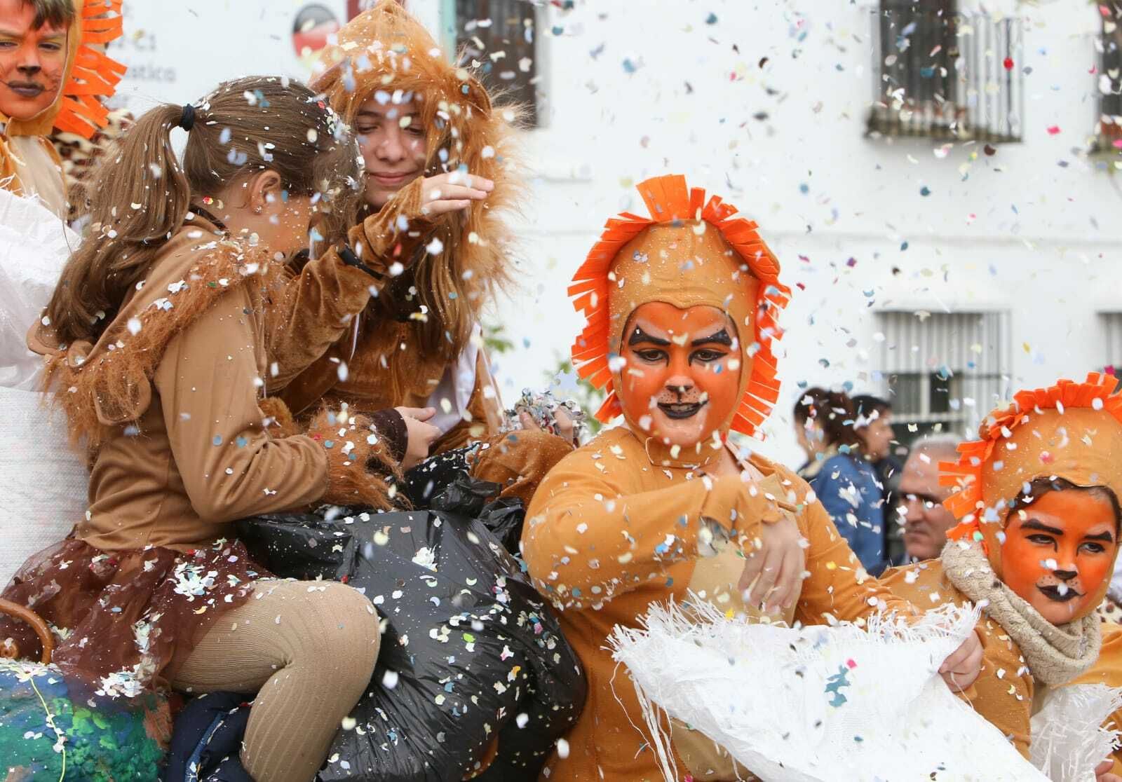 Imágenes de la Cabalgata del Humor en Chiclana