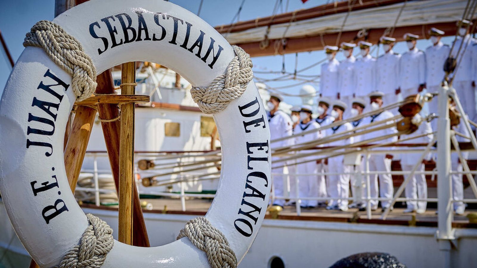 El 'Elcano' el pasado mes de julio.