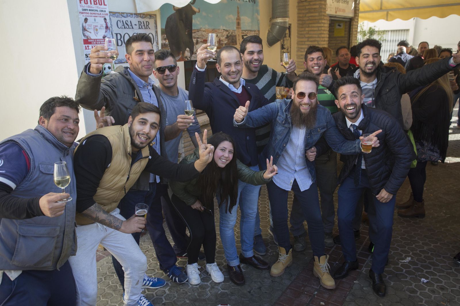 Lebrija celebra su suerte en  la Lotería de Navidad