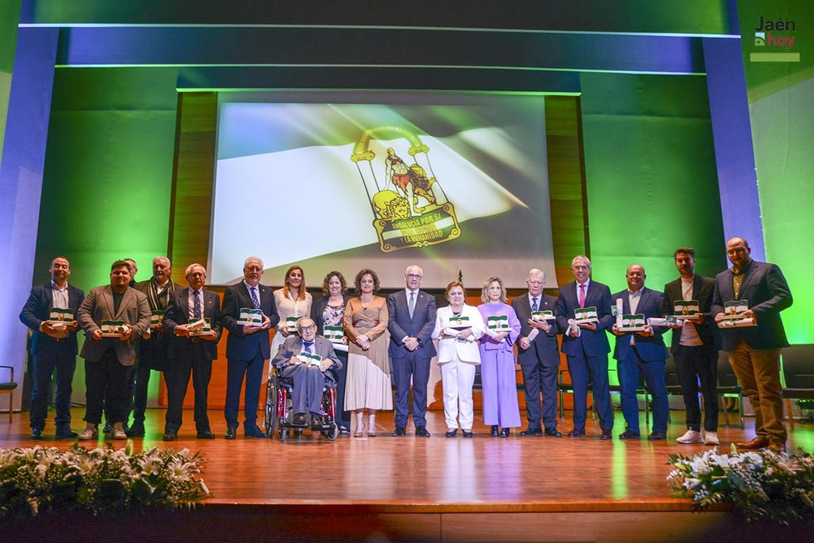 Así se ha vivido la entrega de las Banderas de Andalucía de la provincia de Jaén