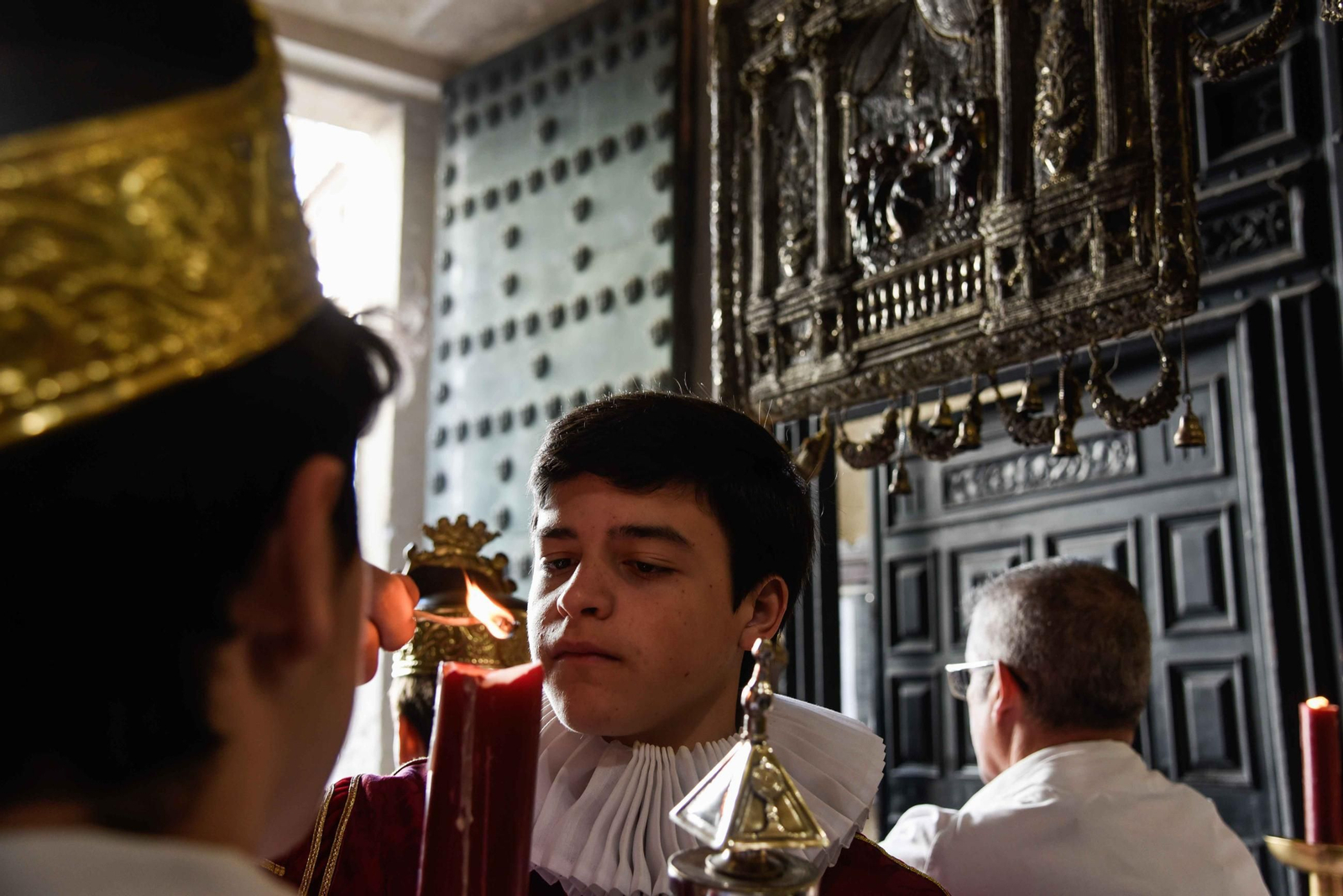 Imágenes de la procesión de impedidos de El Sagrario
