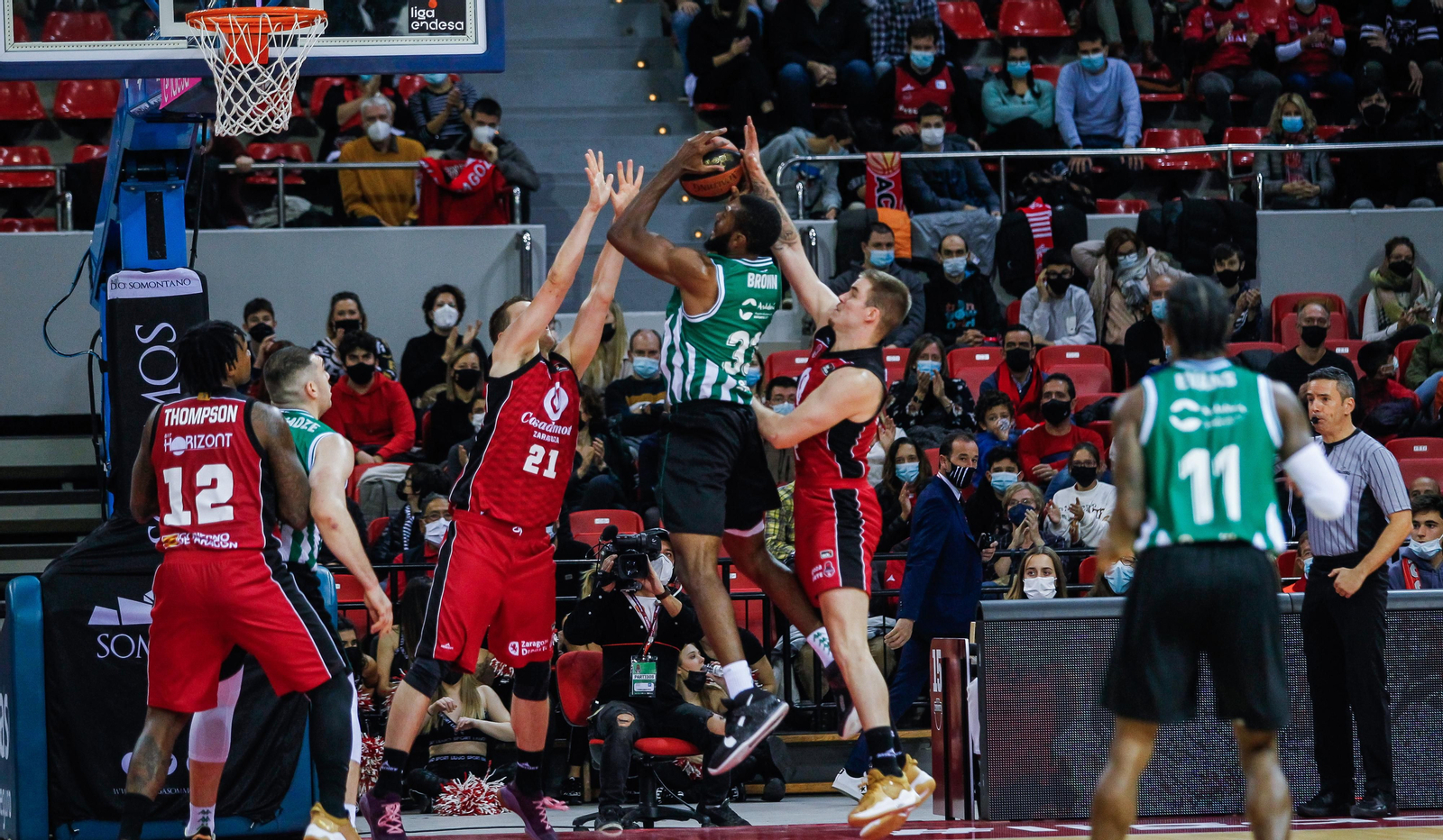 Waczynski y Thompson, con el Casademont Zaragoza.