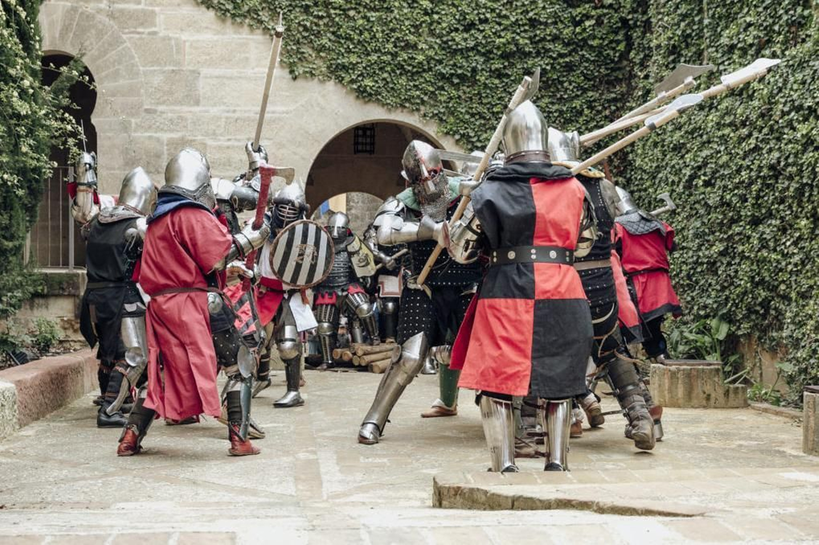 Recreación en el Castillo de Almodóvar.