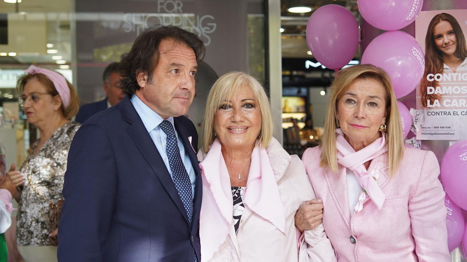 La presidenta de la AECC, María Luisa Cobos, en el acto celebrado este viernes.