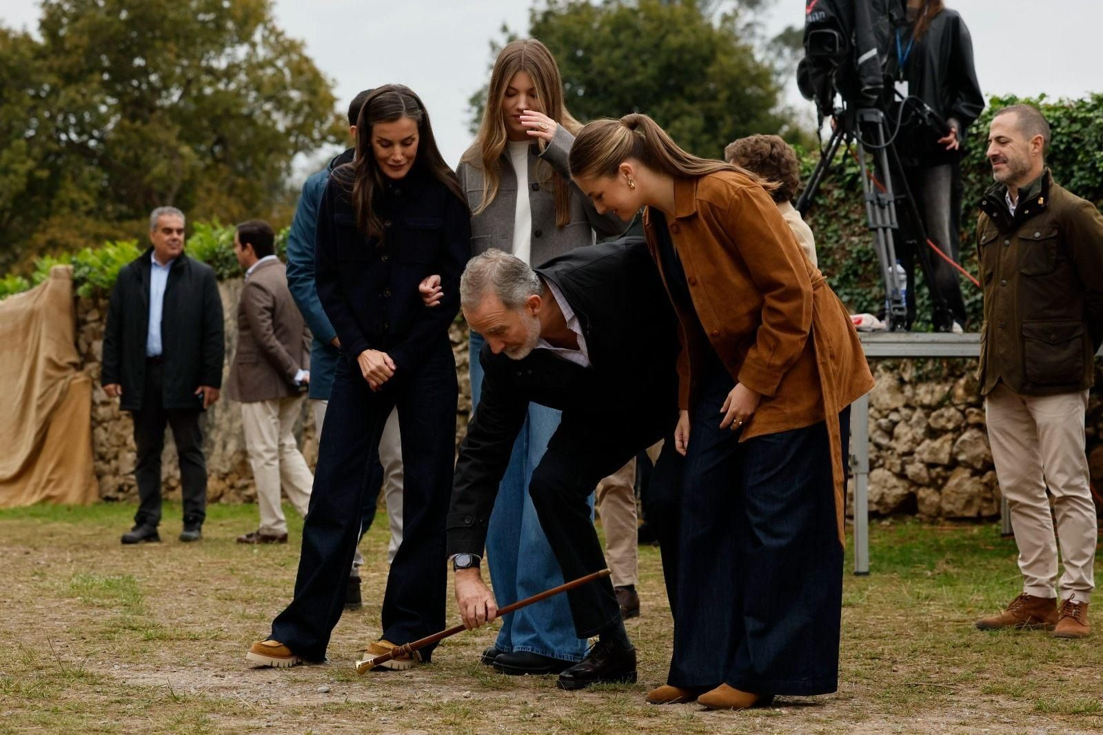 La Familia Real en Valdesoto, Pueblo Ejemplar de Asturias 2025, en imágenes