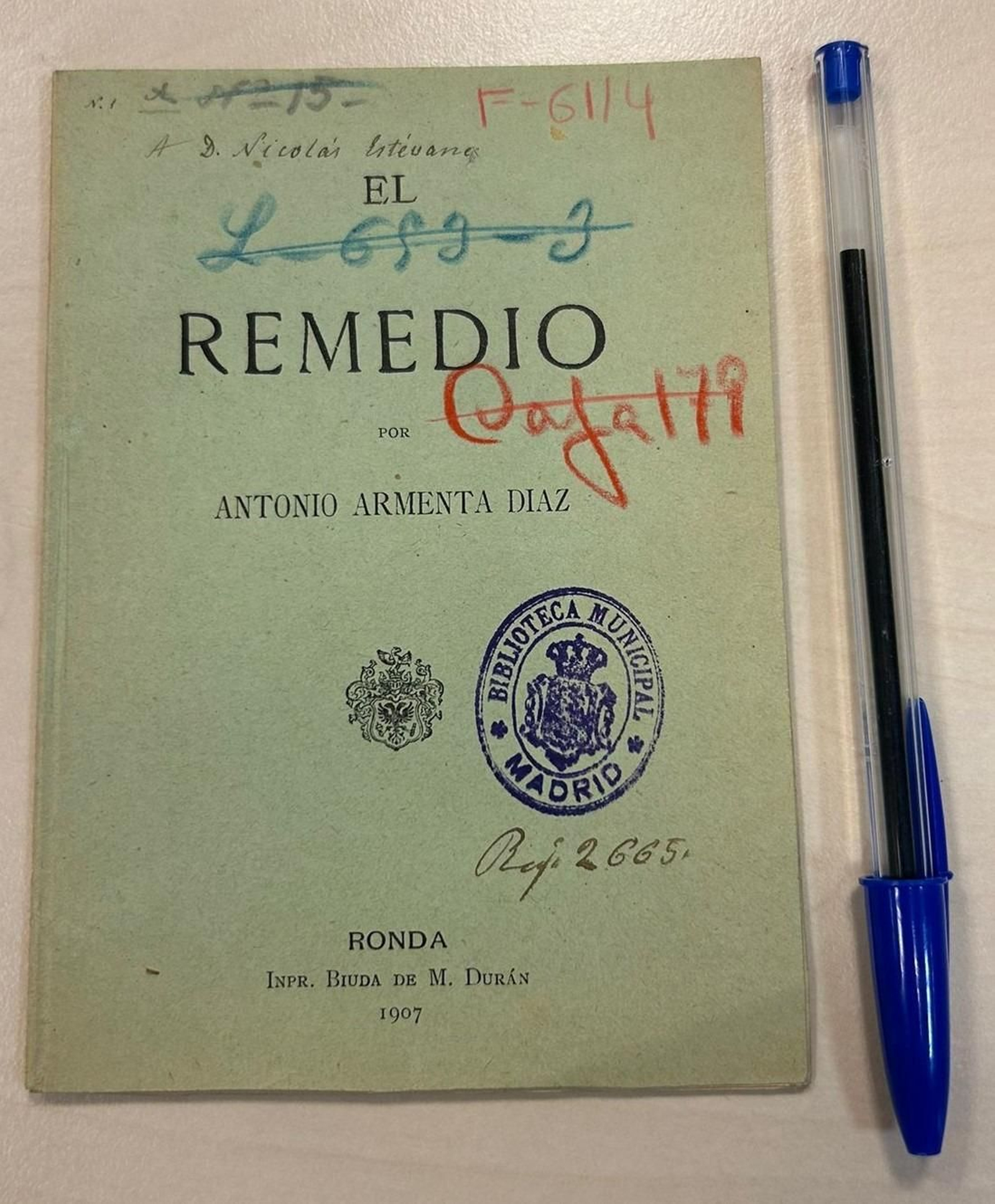 La 'biblia' de Armenta