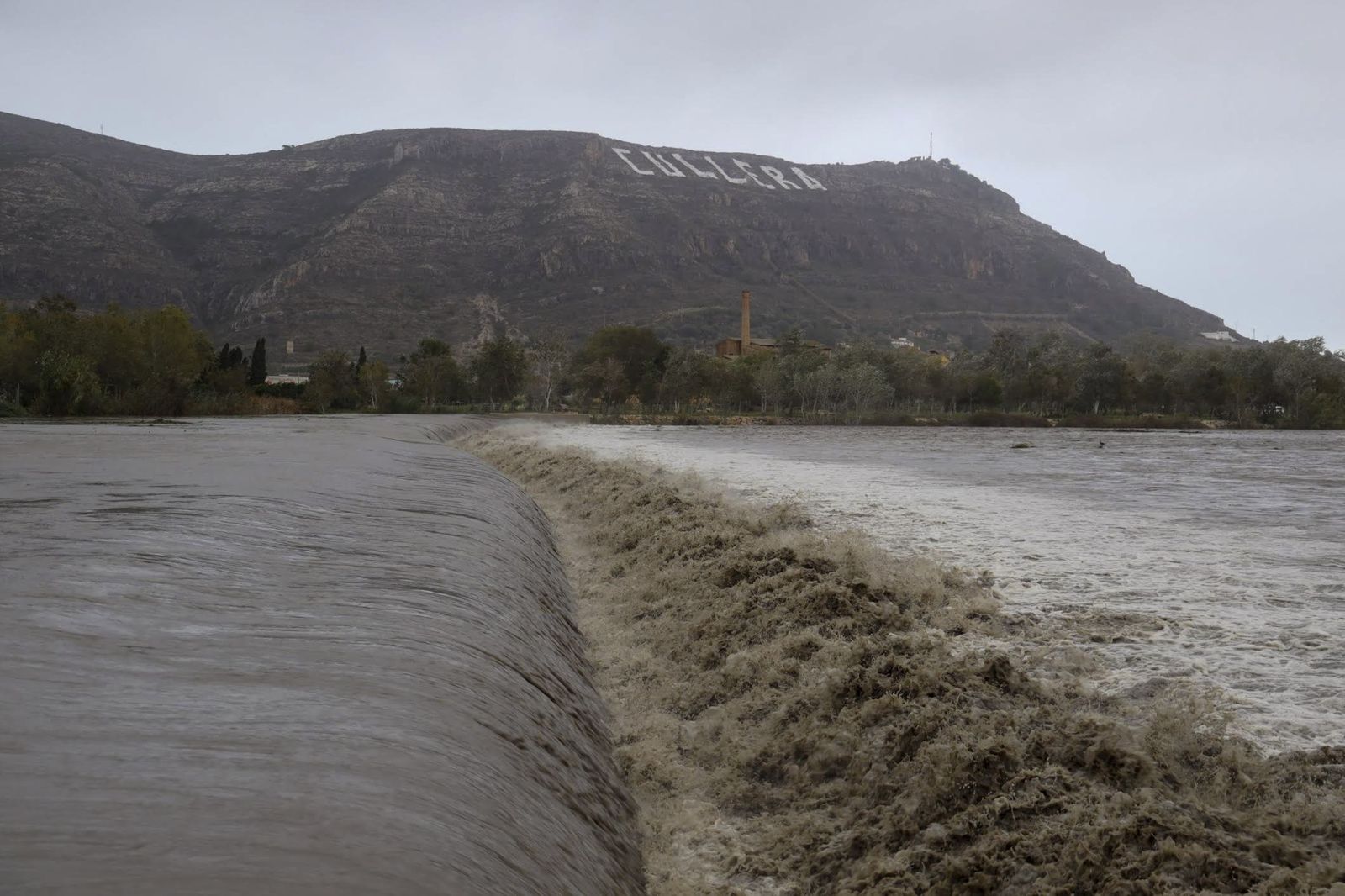 Efectos del temporal en Valencia.
