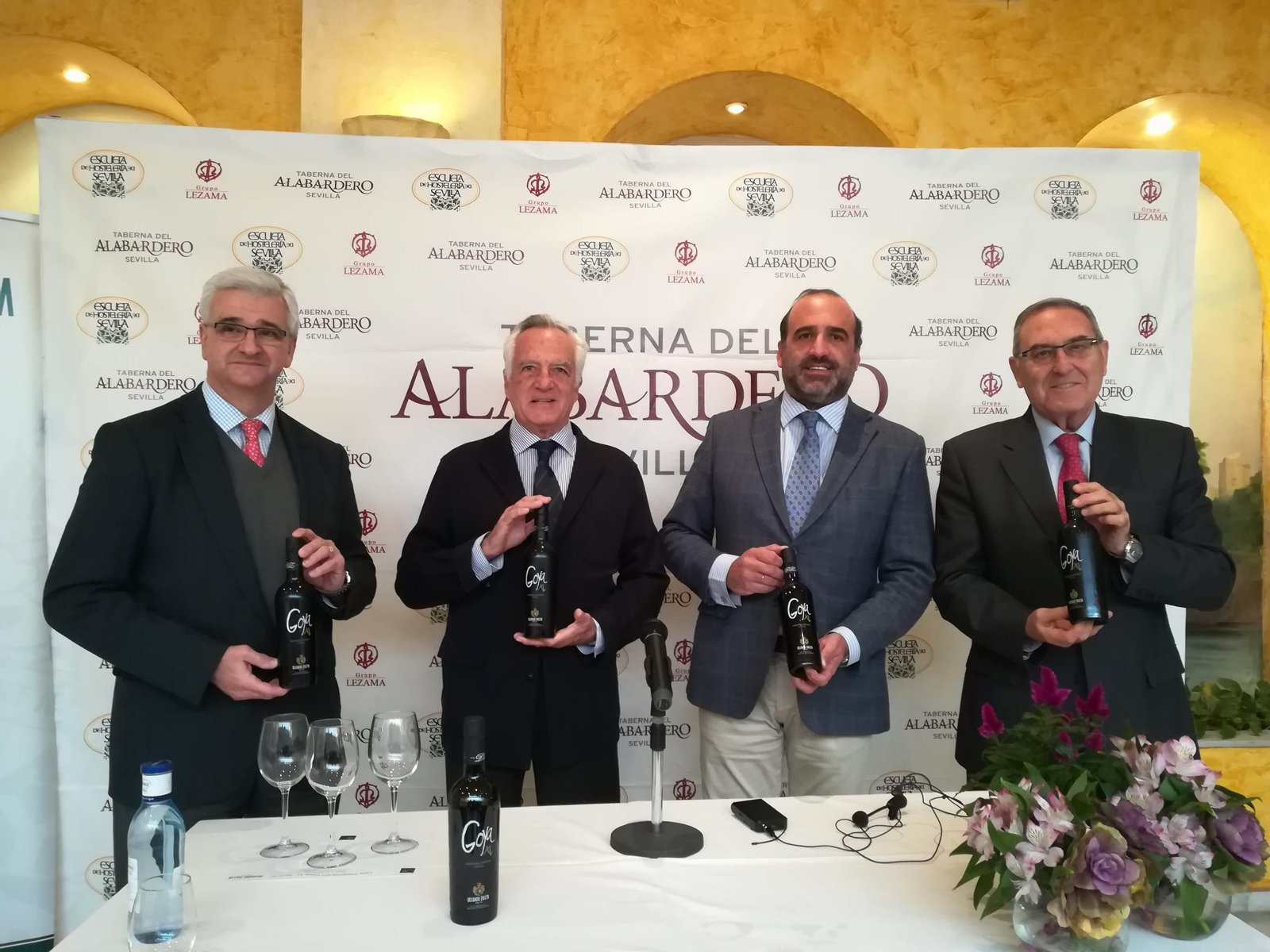 Presentación de Goya XL, ayer en la Taberna del Alabardero.