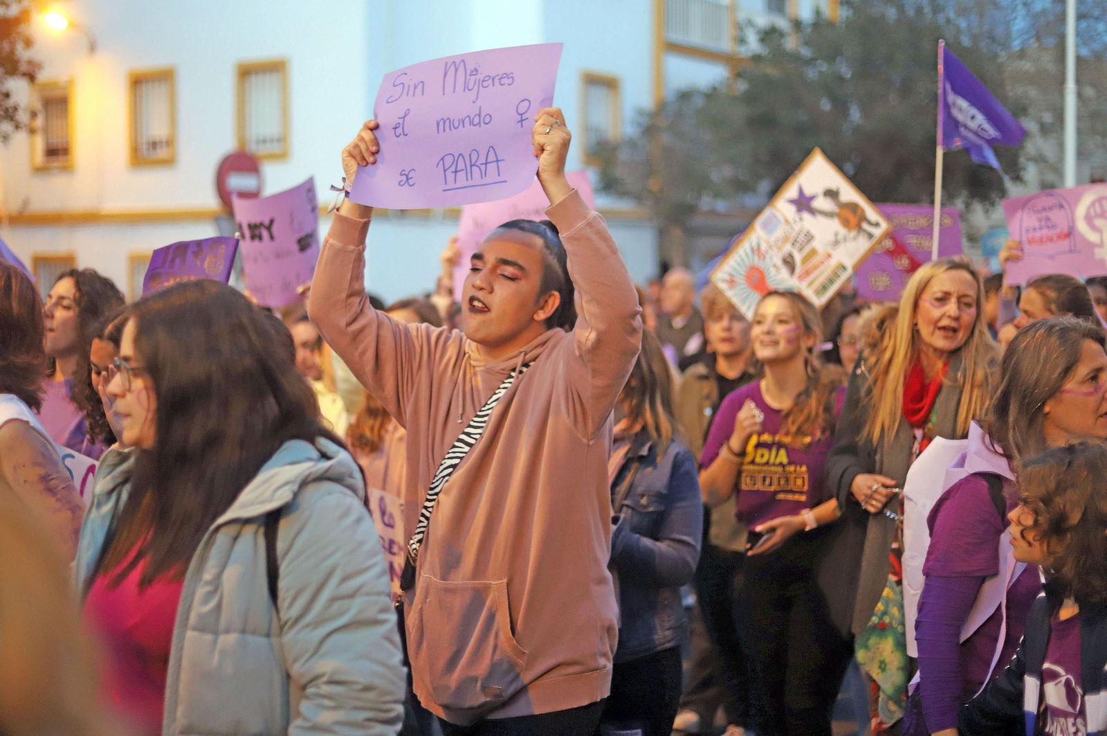 Imágenes de la manifestación del 8 de marzo, Día Internacional de la Mujer