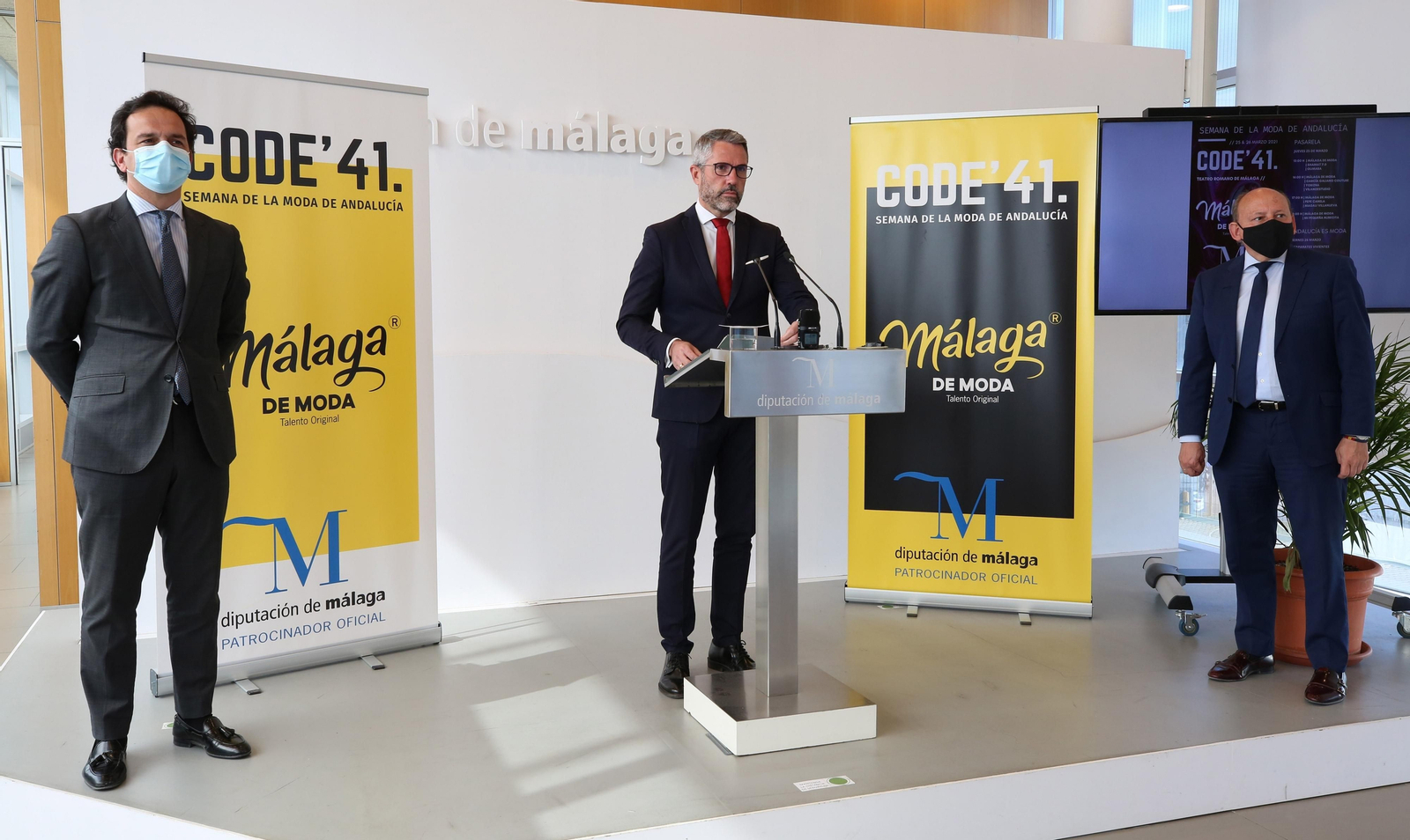 Presentación de los desfiles de Málaga de Moda en el Teatro Romano.