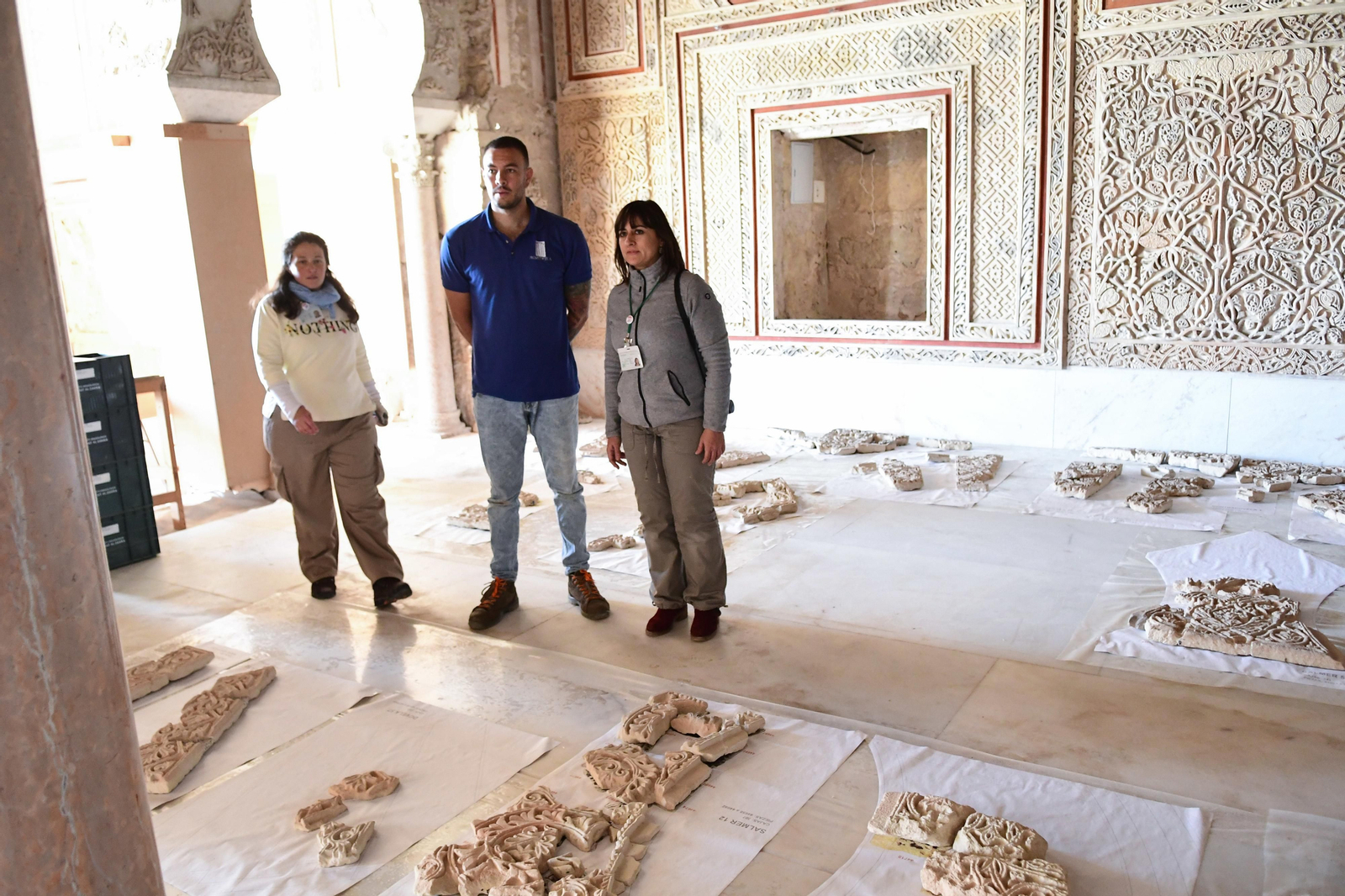 La restauración del Salón Rico de Medina Azahara, en imágenes