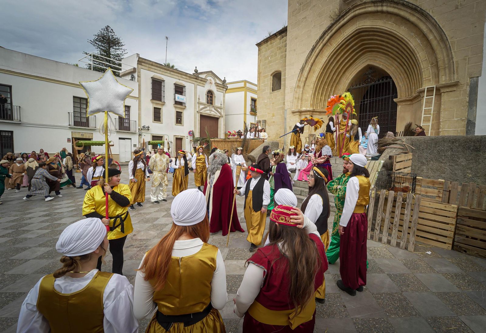 El Belén Viviente de la plaza de San Lucas de Jerez en imágenes