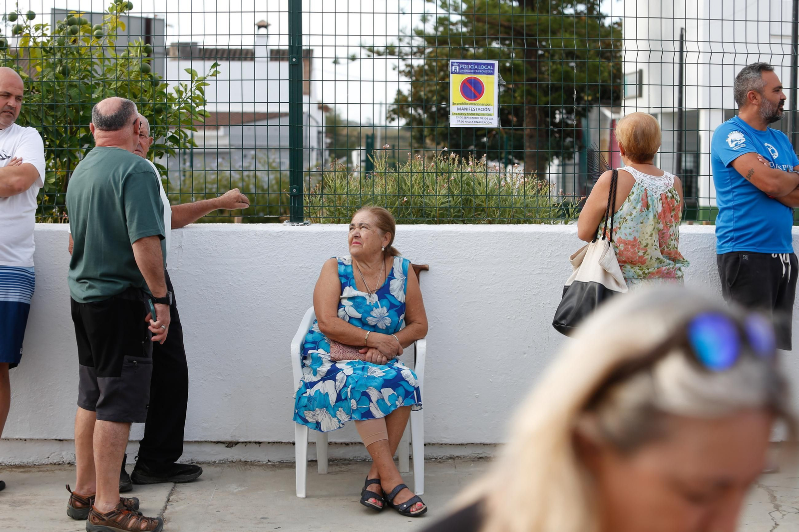 Manifestación de los alumnos y las familias del CEIP Aljibe de Jimena, en imágenes