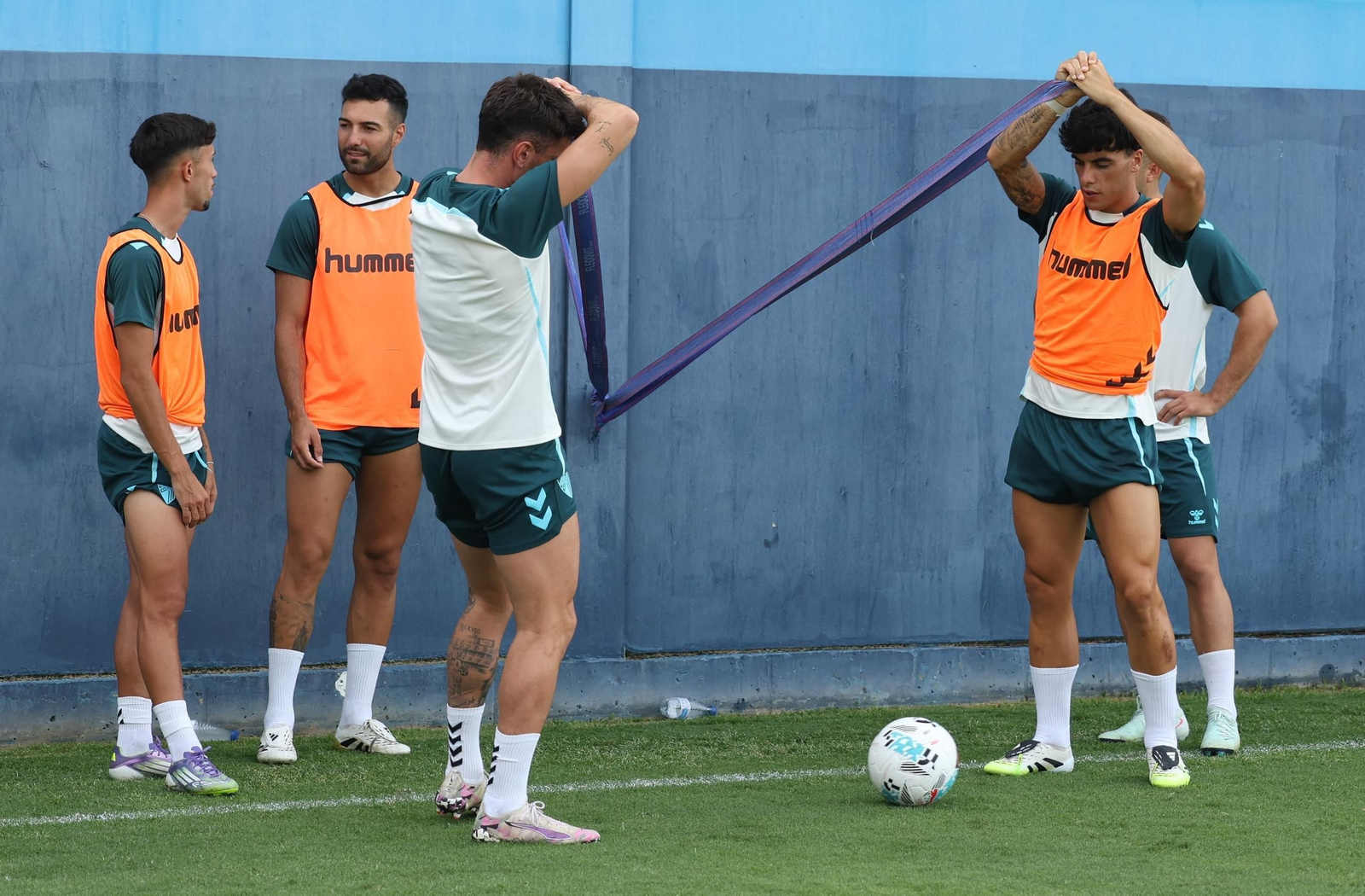 Javi Montero ya trabaja con el Málaga CF en el Anexo de La Rosaleda